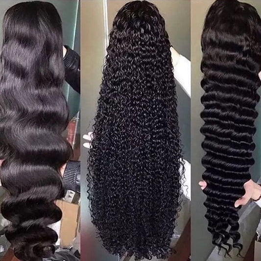 13x6 Hd Transparent Swiss Lace Front Wigs For Black Women 360 Lace Frontal Wig Vendor 13X4 100% Virgin Full Lace Human Hair Wig