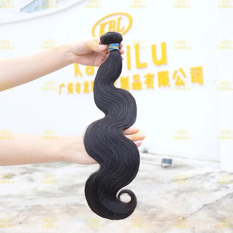 14 14 14 / Black 3PCS KBL 100% Natural Cuticle Aligned Body Hair Brazilian Human Hair Wave Bundles Original Wholesale Raw Virgin Hair Vendors
