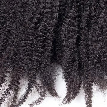 14 Inches / 100g 4B VMAE Malaysia Indian Short Afro 3A 3B 3C 4A 4B 4C Curly Raw Virgin Horse Hair Drawstring Ponytail Hair Extension For African