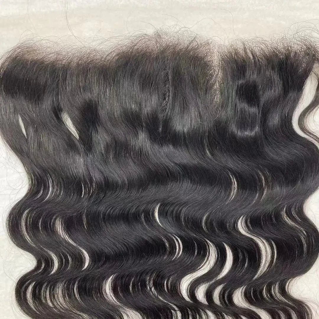 14 Inches / 13x4 remy hair 2023 hot sale 13x6 13x4 transparent Lace Frontal 2x6 4X4 5X5 6X6 lace closure pre plucked hairline swiss lace