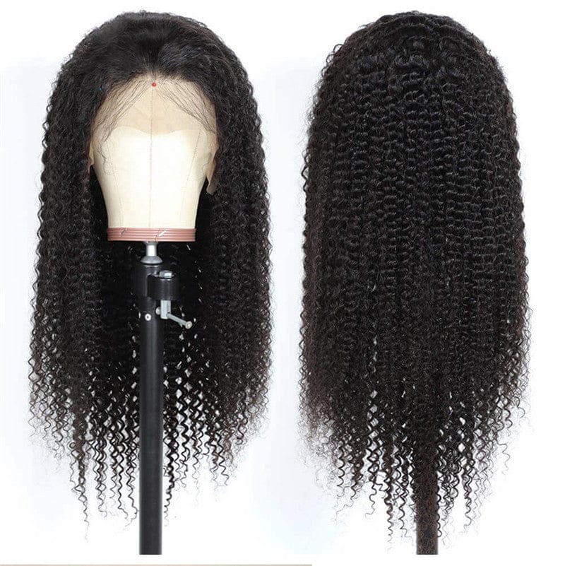 14 Inches / 360 Kinky Curly Wholesale 360 Human Hair Wigs Cheap 13x4 Lace Frontal Wig Kinky Curly 13x6 Brazilian Human Hair Wig