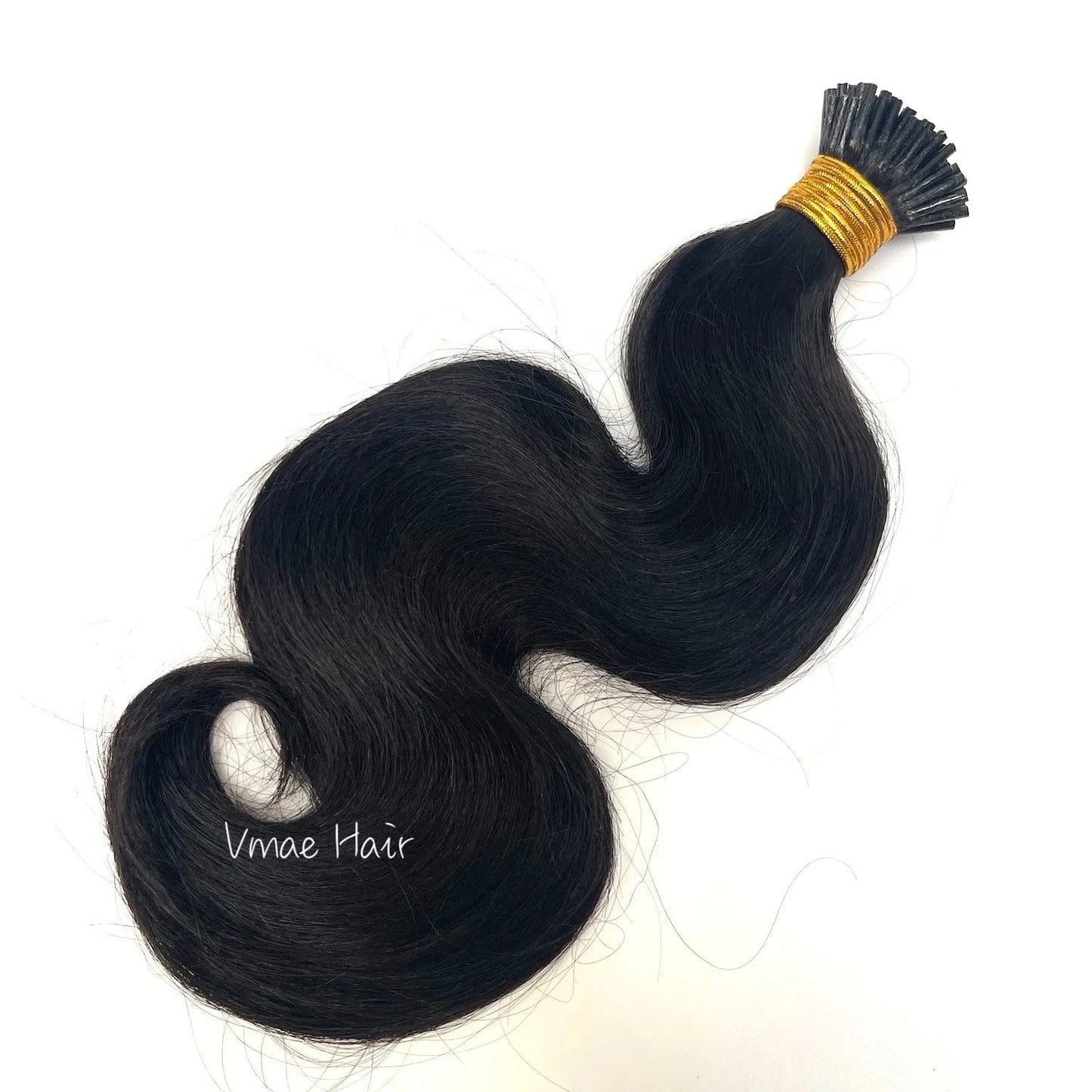 14 Inches / Body wave VMAE Brazilian Raw Virgin Afro 3B 3C Kinky Curly I Tip Keratin Hair Wave Pre Bonded Cuticle Aligned Remy Hair Extension