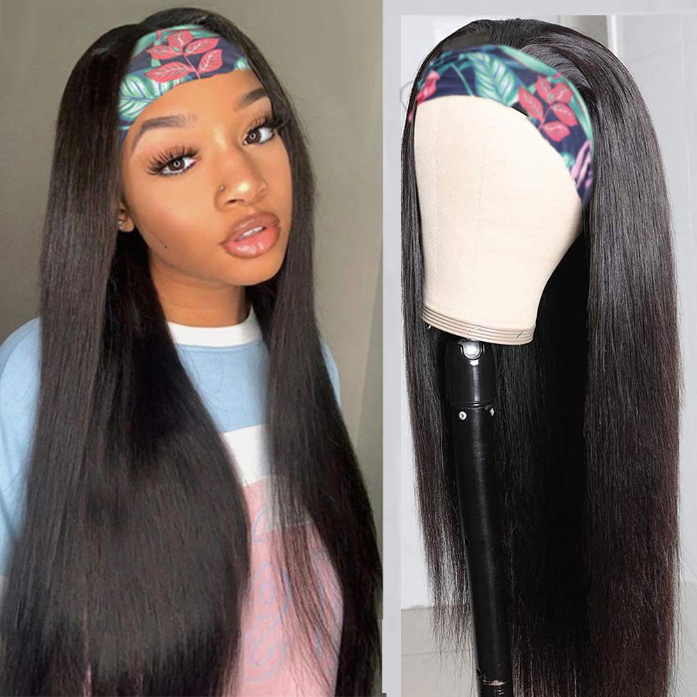 14 Inches / Headband Wig Malaysian Hair Hd 360 Lace Wigs ,Top Quality Mink Brazilian Hair Transparent 360 wigs, Soft Human Hair Thin 360 Lace Frontal Wig
