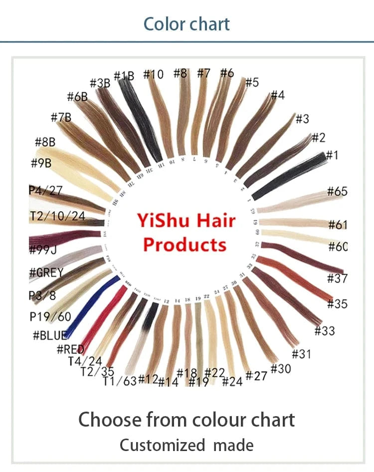 14 Inches / Light colors Wholesale hair vendors top quality straw hair piece 100% human full cuticle aligned virgin human hair no mix aliexpress china