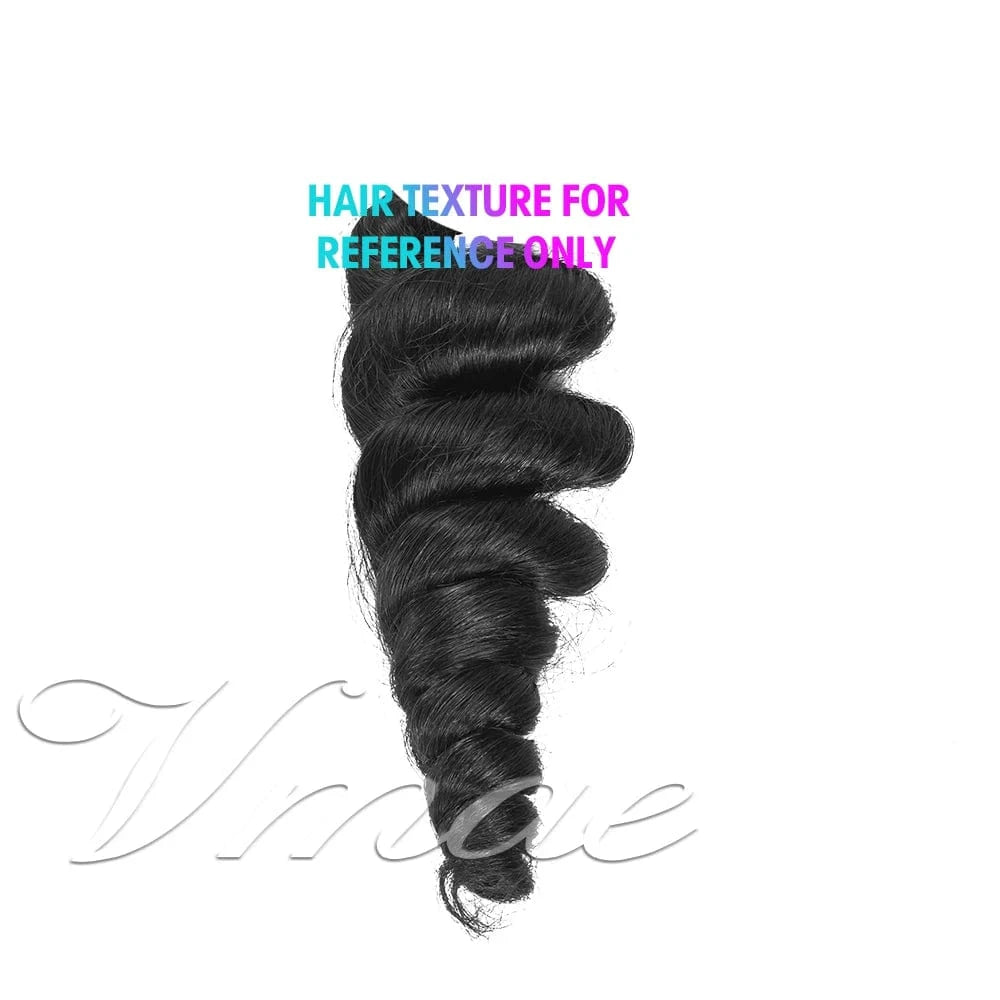 14 Inches / Loose Wave 100g VMAE Brazilian Hair Natural Color 100g Body Wave Yaki Loose Wave Double Drawn Human Hair Micro Beads