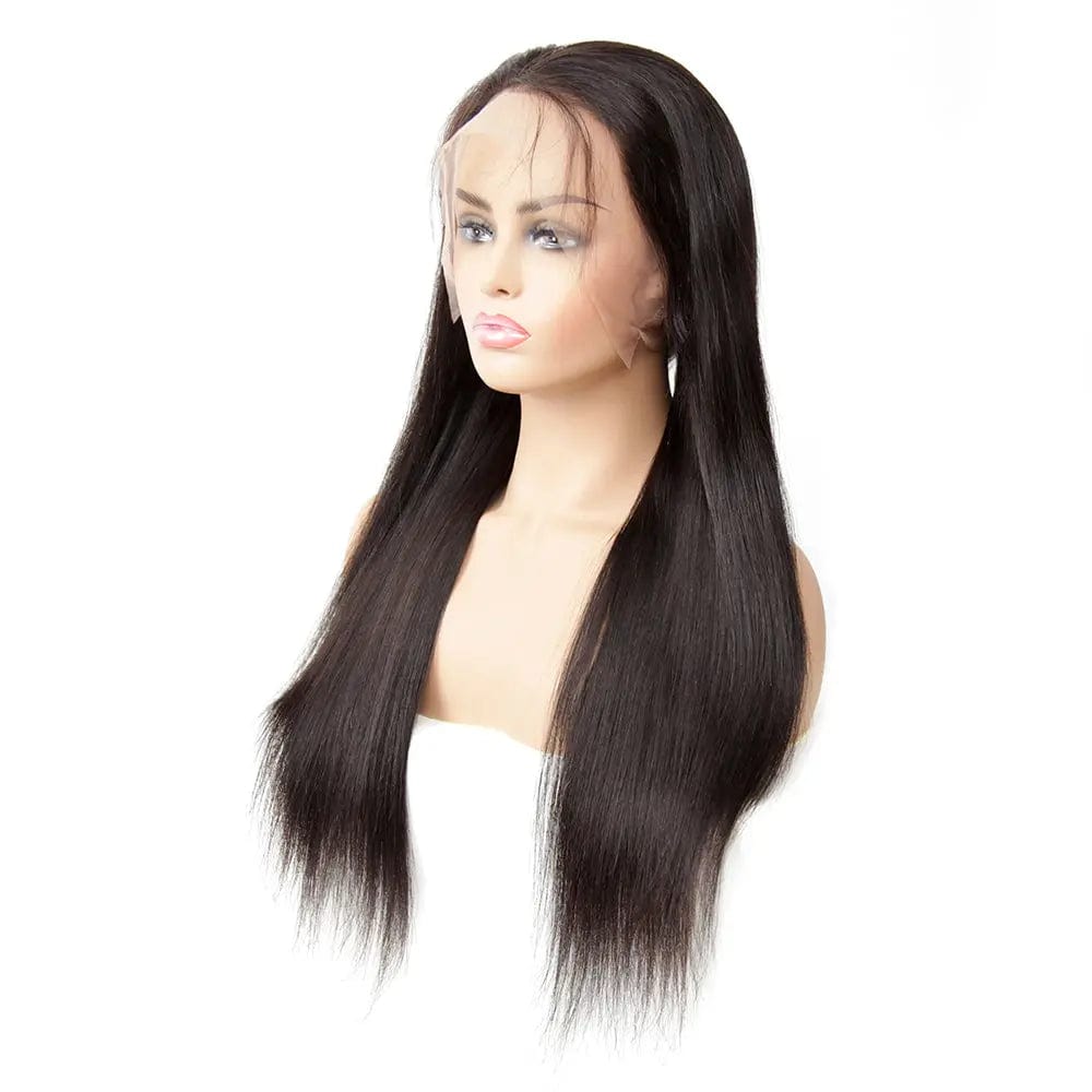 14 Inches / Natural Black Pre Colored Pink Purple Yellow Green Gray Wigs