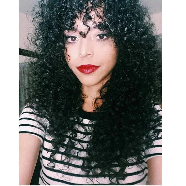 14 Inches / Natural Fast shipping factory price wig for black women no shedding no tangle human hair short bouncy curly virgin lace front wig