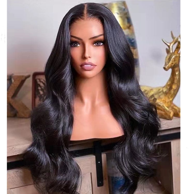 14 Inches / Wig With Silk Top 5 Silk Base Swiss Lace Wig Brown Super Wave Full Raw Indian Cuticle Aligned Human Hair Silk Top 13*4 Lace Front Wigs