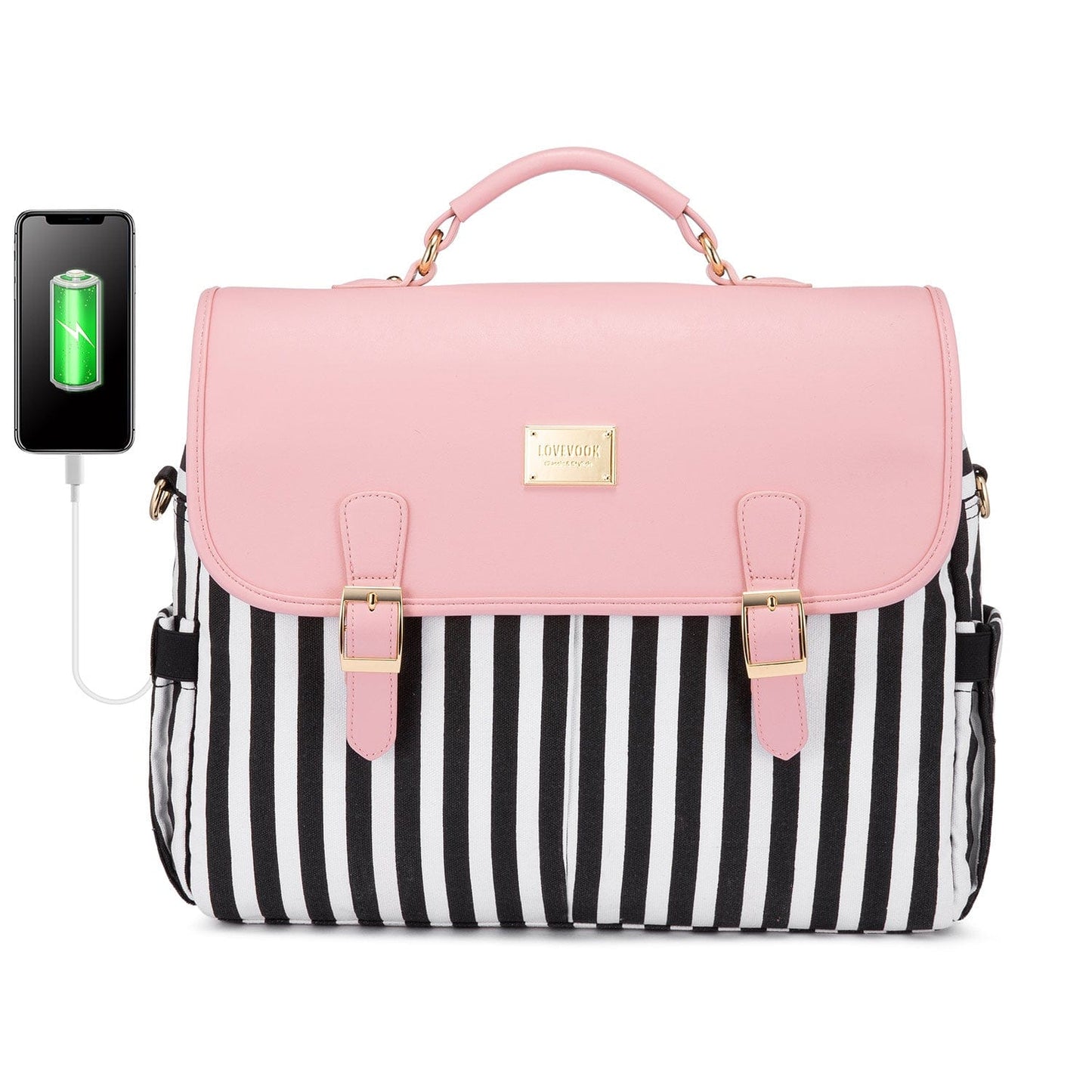15" / VYWB1540LK12M Lovevook 15.6 inch laptop handbags messenger bags crossbody ladies office hand bag shoulder satchel bags for women