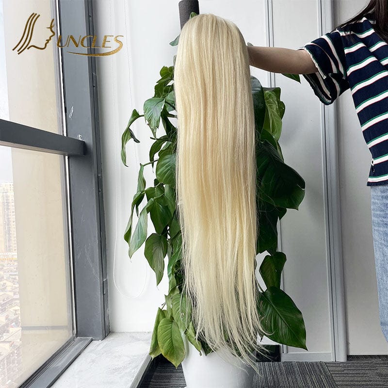 150 Density 30 inches / #613 Straight 13x6 hd loose deep wave lace frontal wigs brazilian 10 a grade human hair ladies loose wave peruvian wig 30 inch loose wave wig