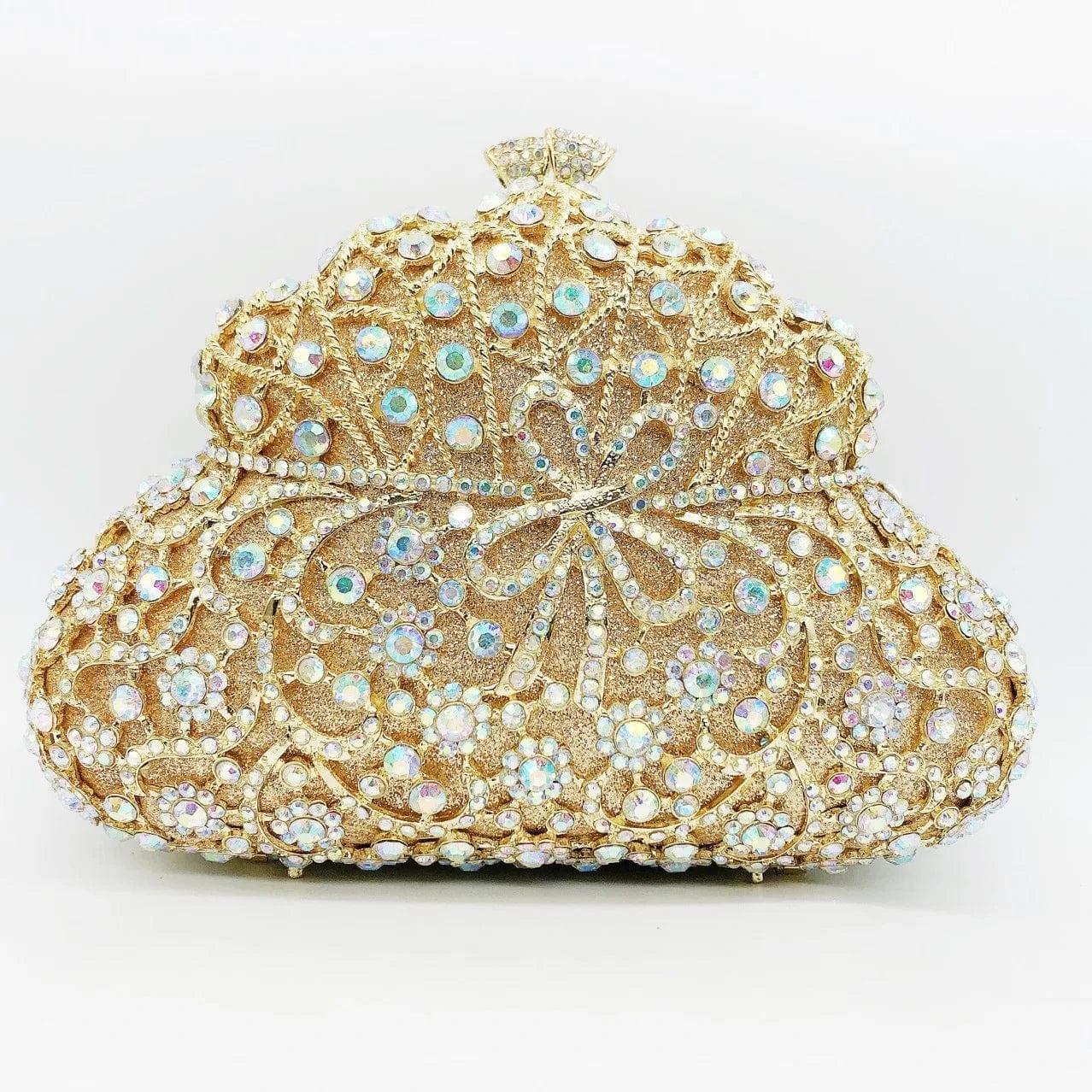 16*16*5cm / Style 5 Multicolor Rhinestone Women Evening Clutch Pearl Purse Bridal Sparkly Diamond Bag Crystal Wedding Prom Handbags