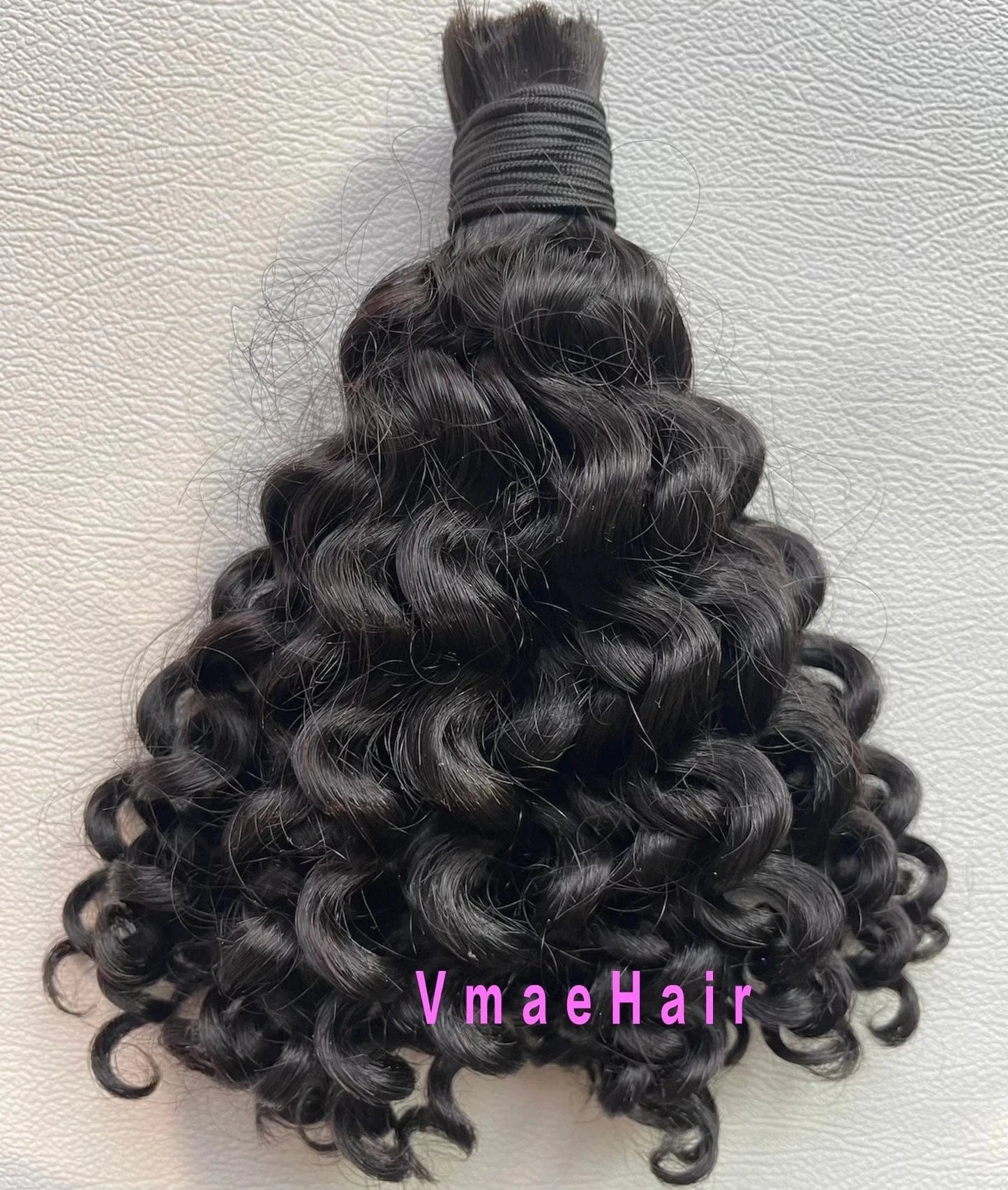 16 Inches / 3A VMAE Raw Virgin Cuticle Aligned 3A 3C 4A 4B 4C Curly Human Braiding Hair Bulk no Weft Afro Kinky Bulk Human Hair