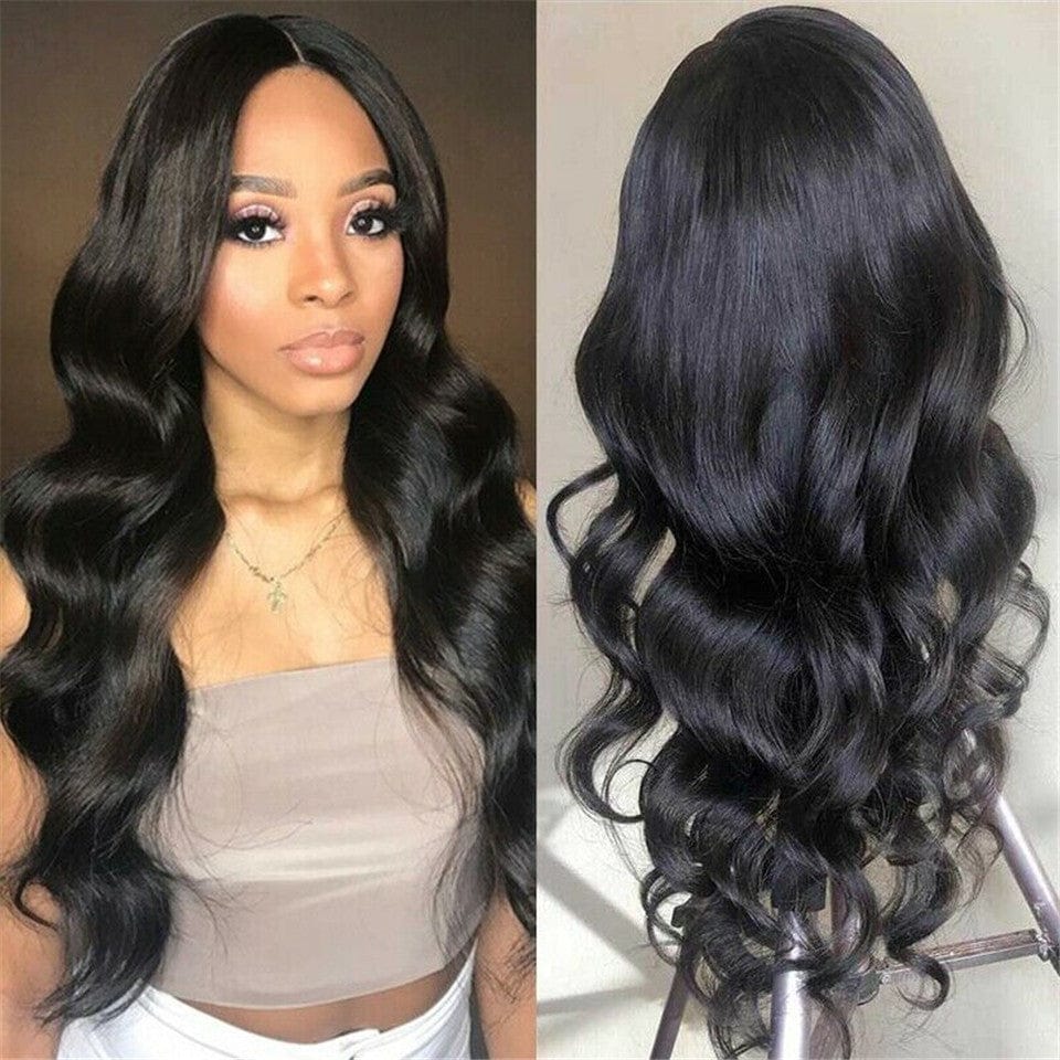 16 Inches / Color 10 Double Weft 100% Raw Human Hair Deep Body Wave Full Cuticle Aligned Burmese Human Hair HD Lace Front Wig
