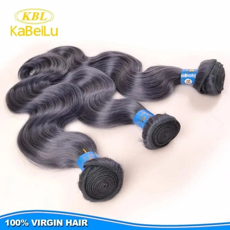 16 Inches / Grey blue New color grey human hair extension,grey brazilian vrigin human color hair weaves, sew in human hair weave  hair