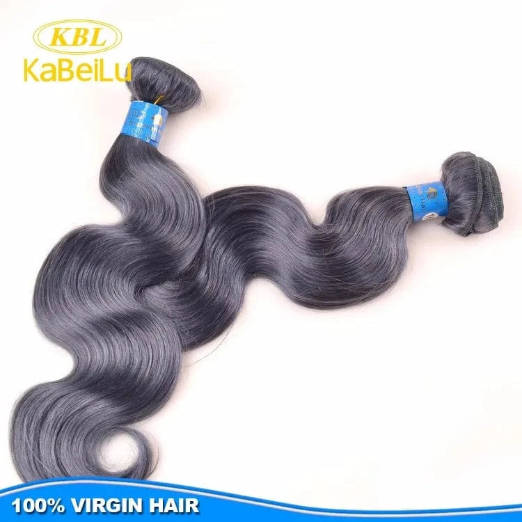 16 Inches / Grey blue New color grey human hair extension,grey brazilian vrigin human color hair weaves, sew in human hair weave  hair