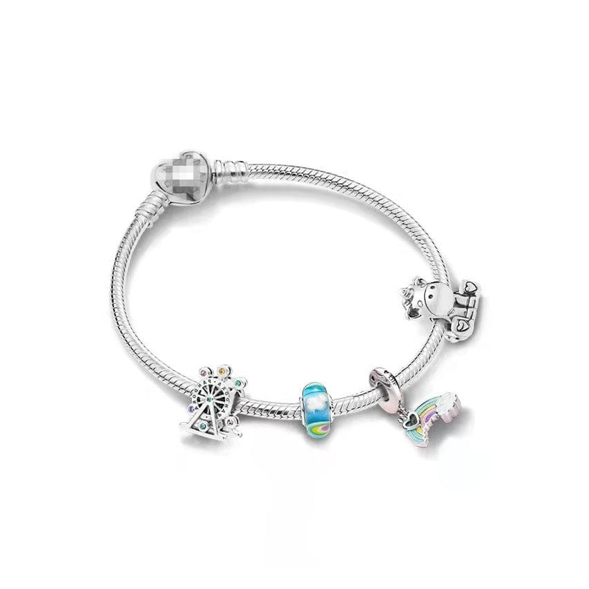 16cm / 6 S925 Sterling Silver Bracelet Pand0r0