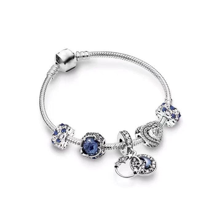 17cm / 5 S925 Sterling Silver Bracelet Pand0r0