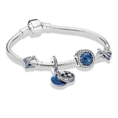 17cm / 7 S925 Sterling Silver Bracelet Pand0r0