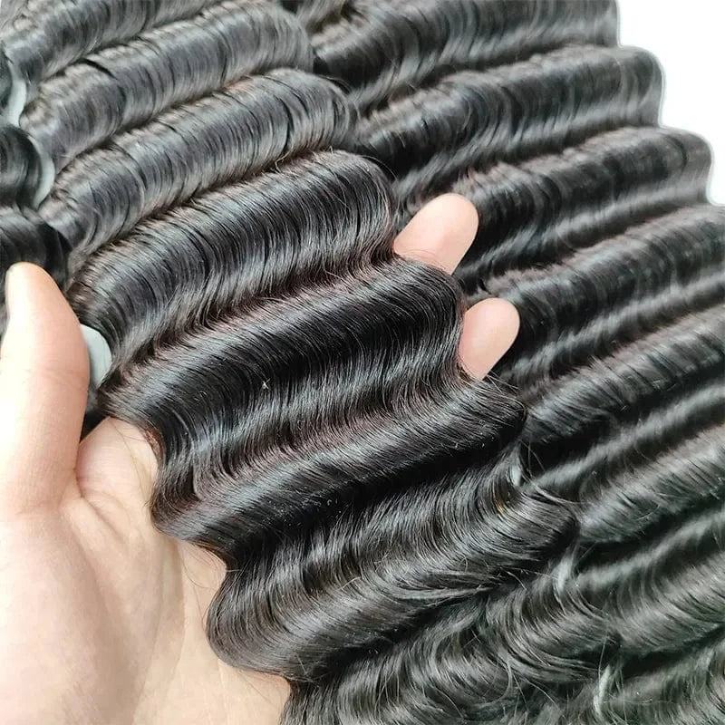 18 Inches / any Deep curly 100% human hair bulk 20 inches 26 inches hair bulk for braiding