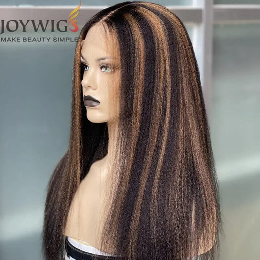 18 Inches / Highlight color Joywigs 2022 Hot Selling 18inch 180% Highlight Color