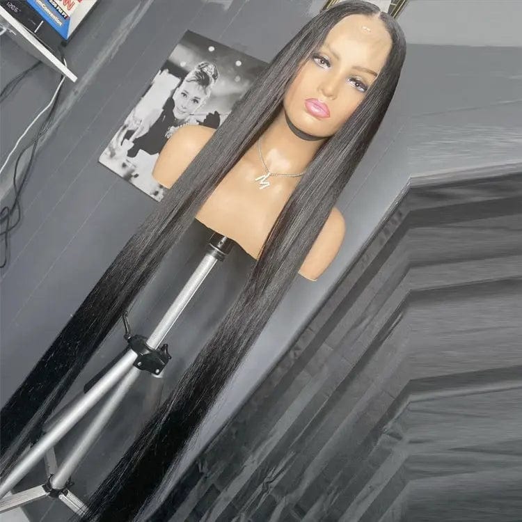 18 Inches / # style5 Long Inches Straight Human Hair Brown Ombre Color Bleached Knots Cuticle Aligned Brazilian Hair Lace Front Wigs