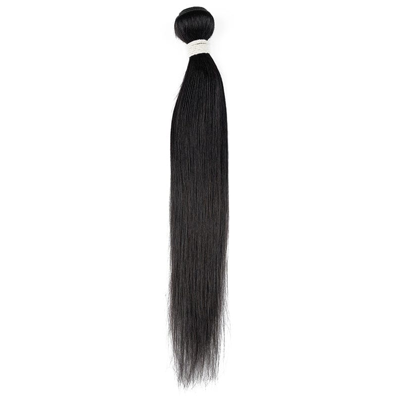 18 Inches / Y1B Wholesale 8inches to 28inches Human Mink Brazilian Hair bundles Straight Hair Cuticle Aligned machine double weft hair extension