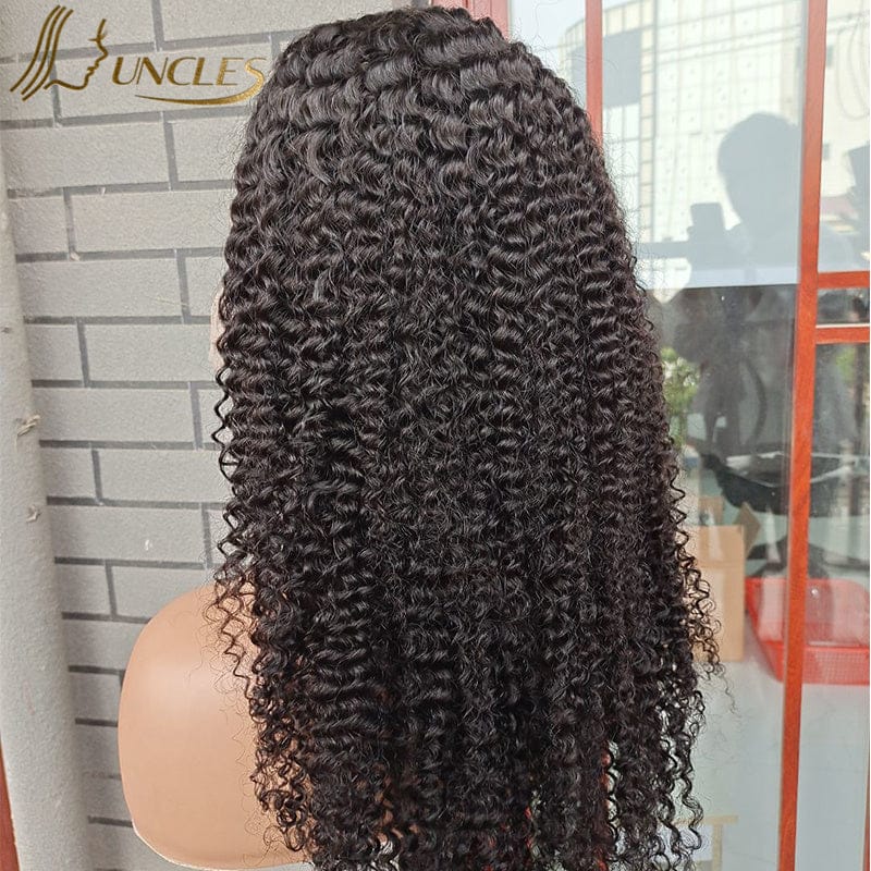180 Density 30 inches / Kinky Curly 13x6 hd loose deep wave lace frontal wigs brazilian 10 a grade human hair ladies loose wave peruvian wig 30 inch loose wave wig