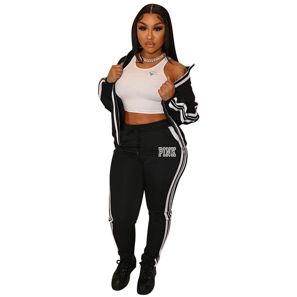 2 XL / 2 High Quality Sexy Female Custom Logo  Streetwear Two Piece Heavyweight  Sweatsuits