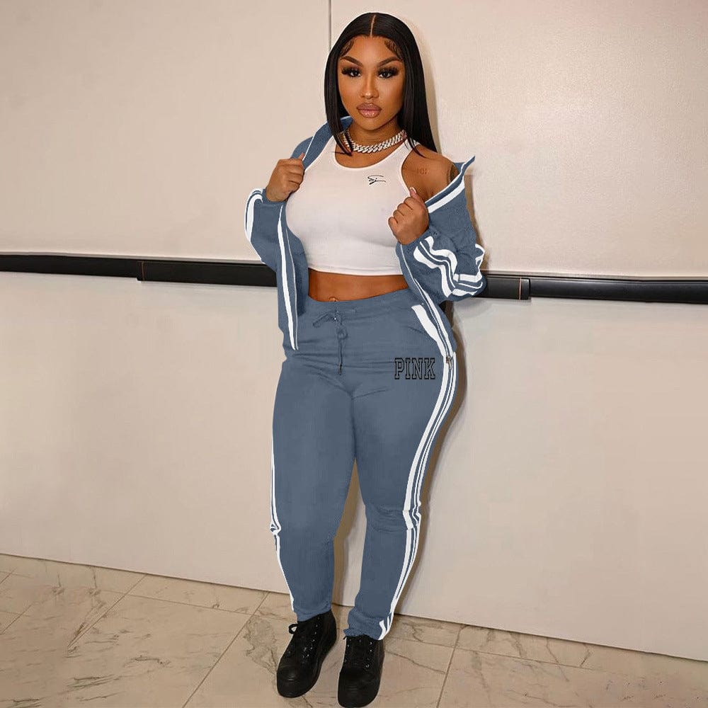 2 XL / 4 High Quality Sexy Female Custom Logo  Streetwear Two Piece Heavyweight  Sweatsuits