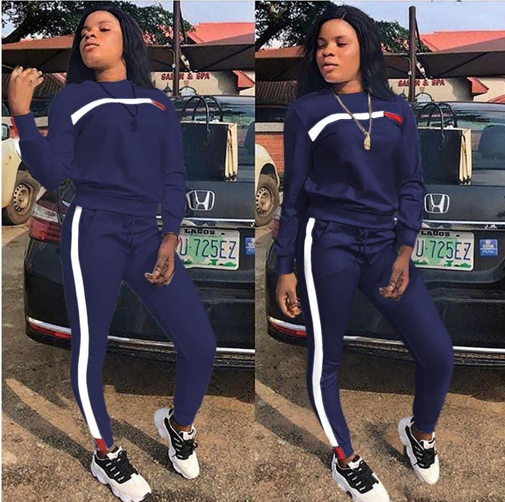 2 XL / B model Blue B2145 hot sale women's printed sweater Set girls' sweaters  women suit fur sweater clothing womans wool