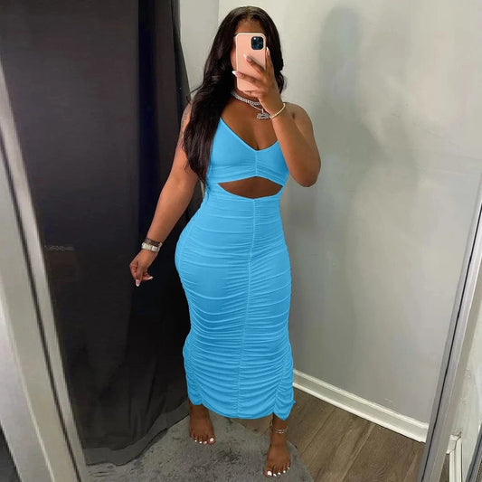 2 XL / Blue dress