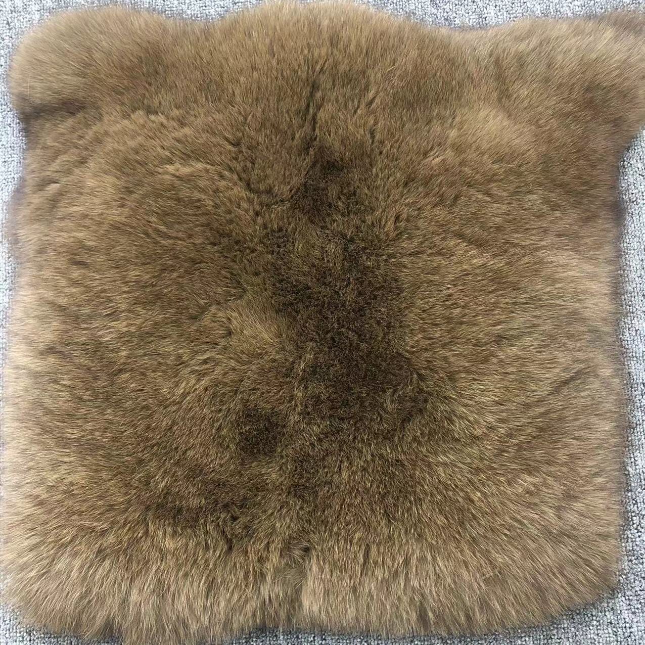 2 XL / color19 2022New Design Fox Fur Jacket Women Winter Short Real Fur Hood Coat