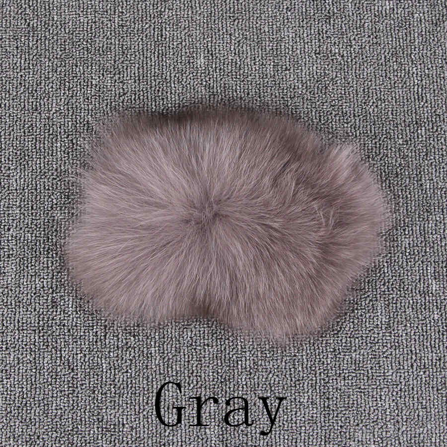 2 XL / Gray QIUCHEN new women winter fur coat dyed vest with big hood genuine natural fur fox vest QC8062