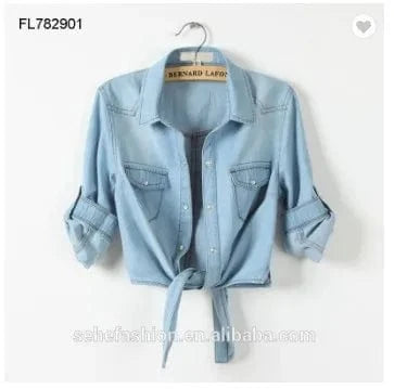 2 XL / pic 2 new design fashion long sleeve denim jacket women wholesale