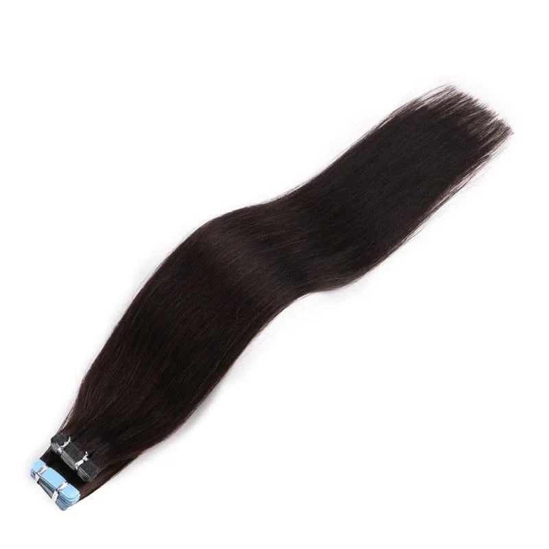 20 Inches / 1B# XUCHANG HARMONY HAIR 20inches 2.5g/piece 50g/pack 100% human pure virgin remy invisible tape in human hair extension