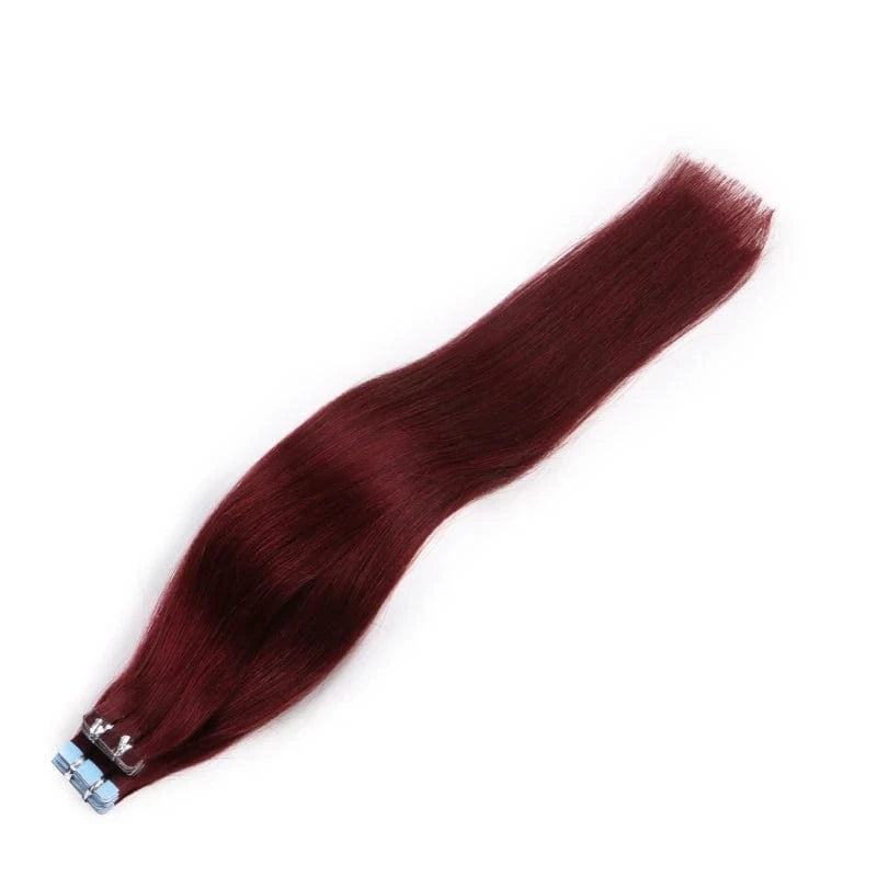 20 Inches / 99J XUCHANG HARMONY HAIR 20inches 2.5g/piece 50g/pack 100% human pure virgin remy invisible tape in human hair extension