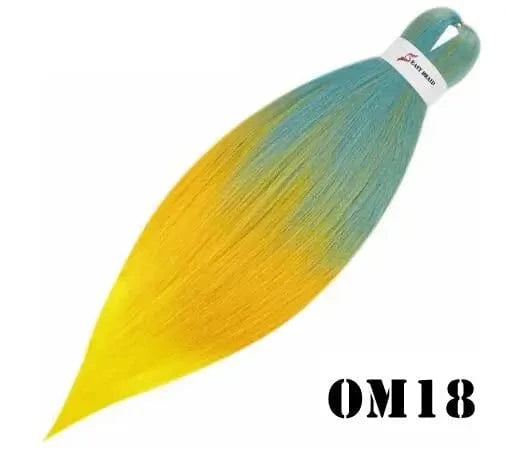 200pcs Shipping by Express DHL Cheap 26inch Long Solid Color Pre stretched Ombre  Perm Yaki Style Braids Synthetic Braiding Hair