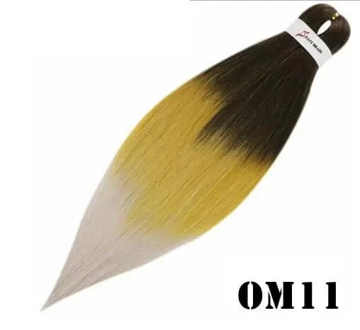 200pcs Shipping by Express DHL Cheap 26inch Long Solid Color Pre stretched Ombre  Perm Yaki Style Braids Synthetic Braiding Hair