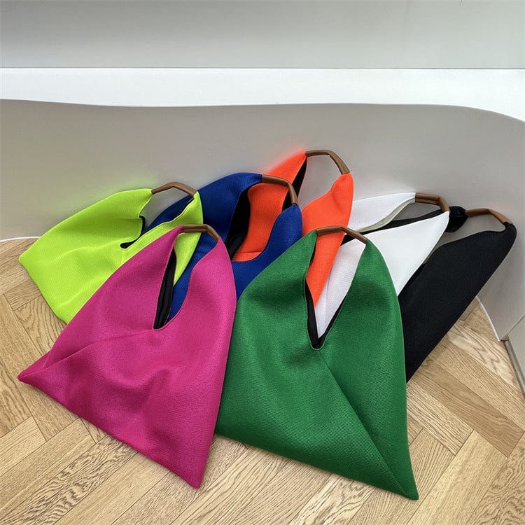 2022 Brand Women Tote Hobo Handbag Triangle Design Summer Mesh Net Beach Bag Lightweight Elegant Portable Shoulder Purse