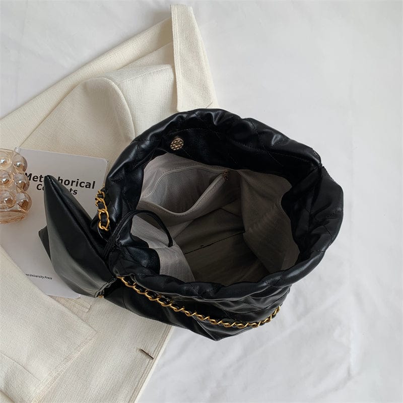 2022 Designer New Vegan Leather Purse for Ladies Inclined Shoulder Bag Lady Quilted Chains Handbags for Women Luxury Custom Logo