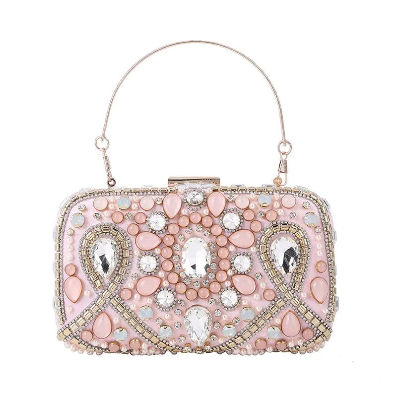 2022 Diamond Inset Color Dinner Bag European Fashion Hot Style Large Capacity Mobile Phone Wallet Light Luxury Evening Bag