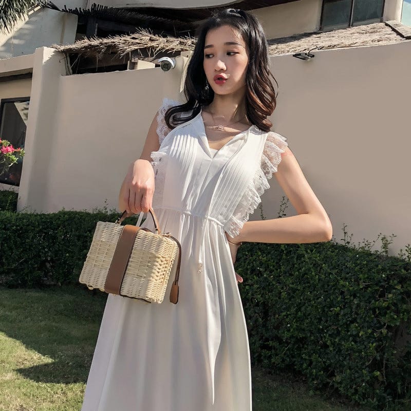 2022 Dresses Woman Clothing Ropa Para Dama Summer New Temperament Lady White Dress
