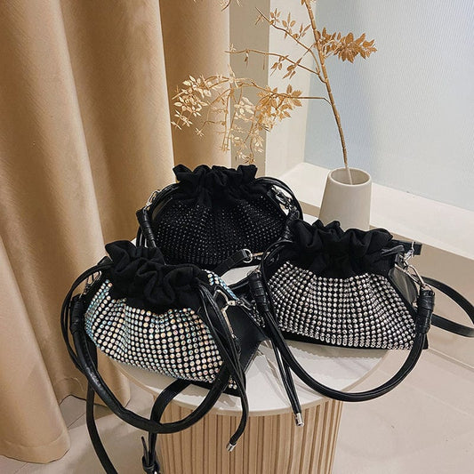 2022 Factory Wholesale Rivets Purses Ladies Bucket Handbags Females Luxury Hand Bags For Young Woman