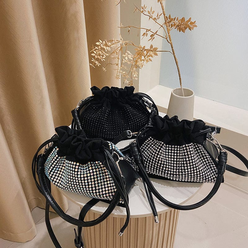 2022 Factory Wholesale Rivets Purses Ladies Bucket Handbags Females Luxury Hand Bags For Young Woman
