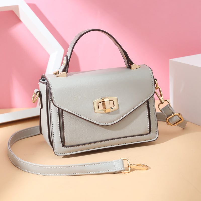 2022 Fashion commuting all-match leather women handbags twist buckle cross-body bag shoulder bag woman bags handbags