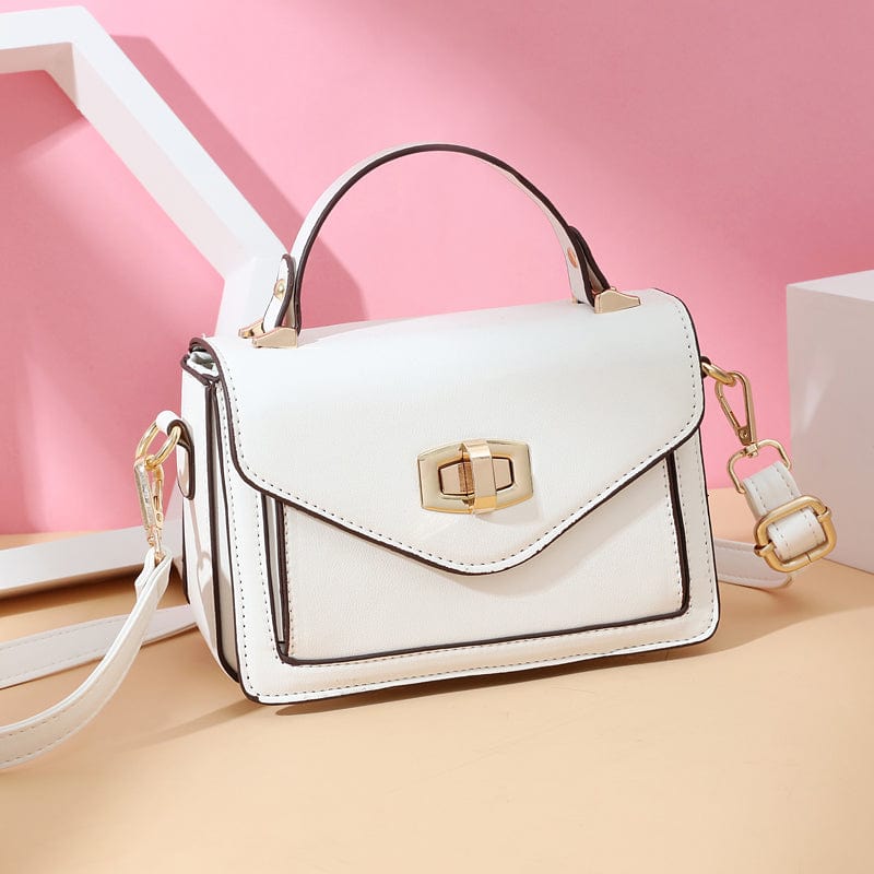 2022 Fashion commuting all-match leather women handbags twist buckle cross-body bag shoulder bag woman bags handbags
