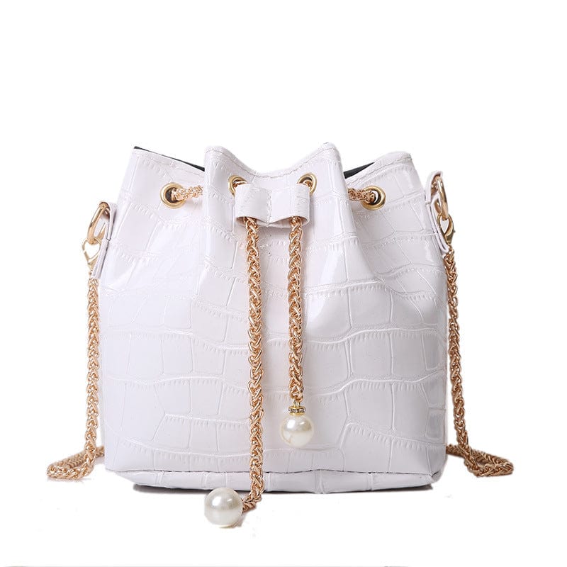 2022 Fashion Crocodile Pattern Mini Bucket Clutch Bag Small Designer Crossbody Tote Bags For Girl