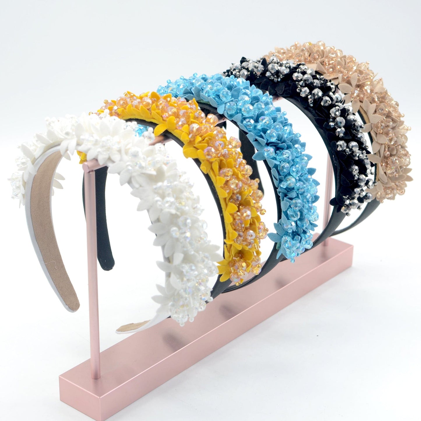 2022 hairband crystal Luxury Handmade Beaded hairband Braided hairband crystal women