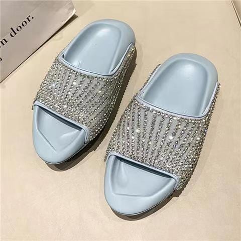 2022 Hot Style Stylish inverted triangle High quality Sexy slippers For Lady flat famous brand sandal slides slippers