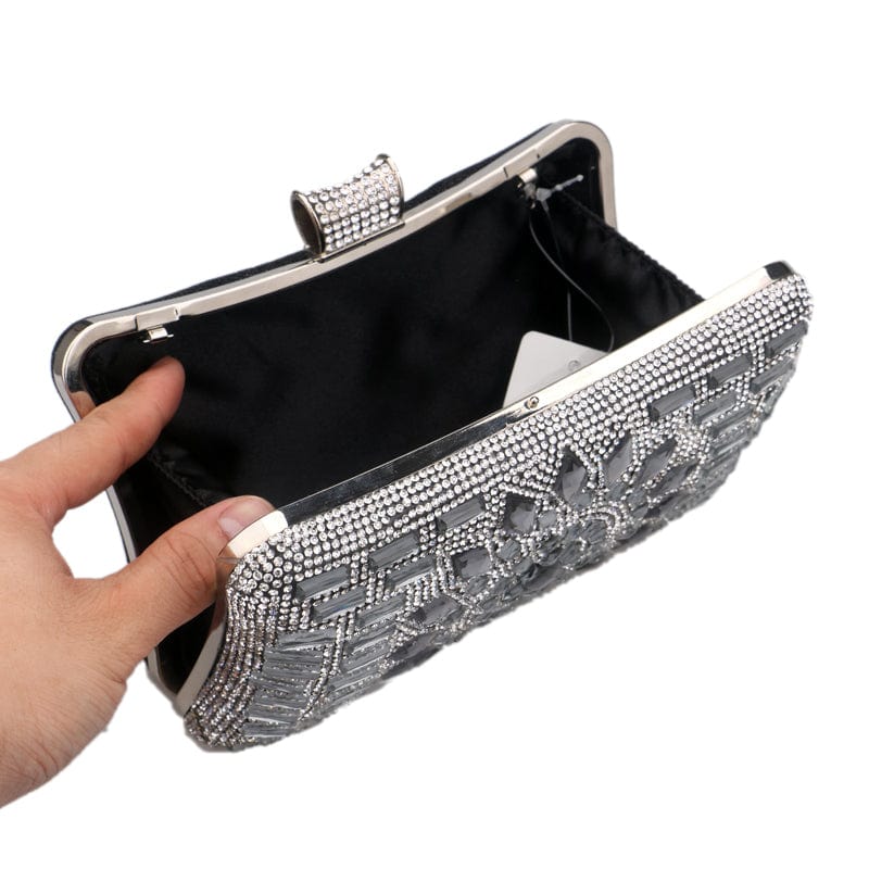 2022 Ladies Diamond Crystal Party Purses and Handbags Chain Acrylic Rhinestone Evening Clutch Bags for Women